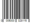 Barcode Image for UPC code 00050000281190