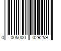 Barcode Image for UPC code 00050000292592