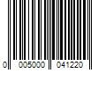 Barcode Image for UPC code 00050000412204