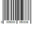 Barcode Image for UPC code 00050000503322