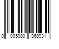 Barcode Image for UPC code 00050000609314