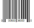 Barcode Image for UPC code 000500360000