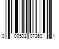 Barcode Image for UPC code 000502073601