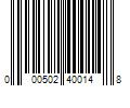 Barcode Image for UPC code 000502400148