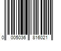 Barcode Image for UPC code 0005036816021