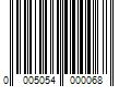 Barcode Image for UPC code 0005054000068