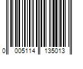 Barcode Image for UPC code 00051141350134