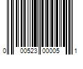 Barcode Image for UPC code 000523000051