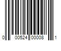 Barcode Image for UPC code 000524000081