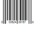 Barcode Image for UPC code 000524391578