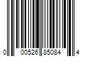 Barcode Image for UPC code 000526850844