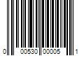 Barcode Image for UPC code 000530000051