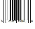 Barcode Image for UPC code 000537251616