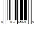 Barcode Image for UPC code 000540610233