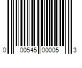 Barcode Image for UPC code 000545000053