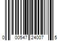 Barcode Image for UPC code 000547240075