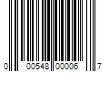 Barcode Image for UPC code 000548000067