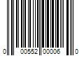 Barcode Image for UPC code 000552000060