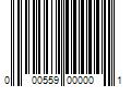 Barcode Image for UPC code 000559000001