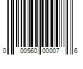 Barcode Image for UPC code 000560000076