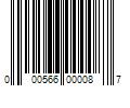 Barcode Image for UPC code 000566000087