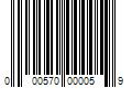 Barcode Image for UPC code 000570000059