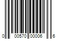 Barcode Image for UPC code 000570000066