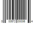 Barcode Image for UPC code 000572000064