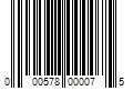 Barcode Image for UPC code 000578000075