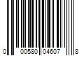 Barcode Image for UPC code 000580046078