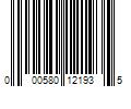 Barcode Image for UPC code 000580121935