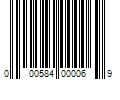 Barcode Image for UPC code 000584000069