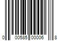 Barcode Image for UPC code 000585000068