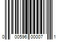 Barcode Image for UPC code 000596000071