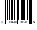 Barcode Image for UPC code 000600000608