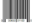 Barcode Image for UPC code 000600011000