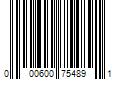 Barcode Image for UPC code 000600754891