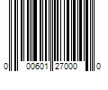 Barcode Image for UPC code 000601270000