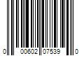 Barcode Image for UPC code 000602075390