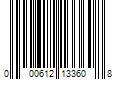 Barcode Image for UPC code 000612133608