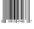 Barcode Image for UPC code 000613474687