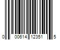 Barcode Image for UPC code 000614123515