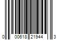 Barcode Image for UPC code 000618219443