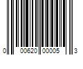 Barcode Image for UPC code 000620000053