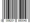 Barcode Image for UPC code 0006201850048