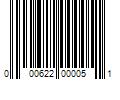 Barcode Image for UPC code 000622000051