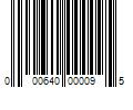 Barcode Image for UPC code 000640000095