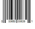 Barcode Image for UPC code 000650006391