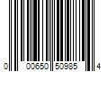 Barcode Image for UPC code 000650509854