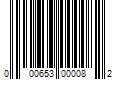 Barcode Image for UPC code 000653000082